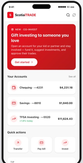 Scotiabank iTRADE Co-Invest – screenshot 8