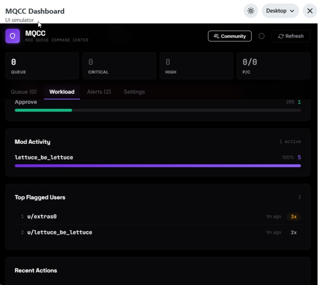 queuezero – screenshot 2
