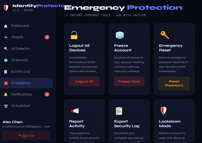 AI Digital Identity Protector – screenshot 6