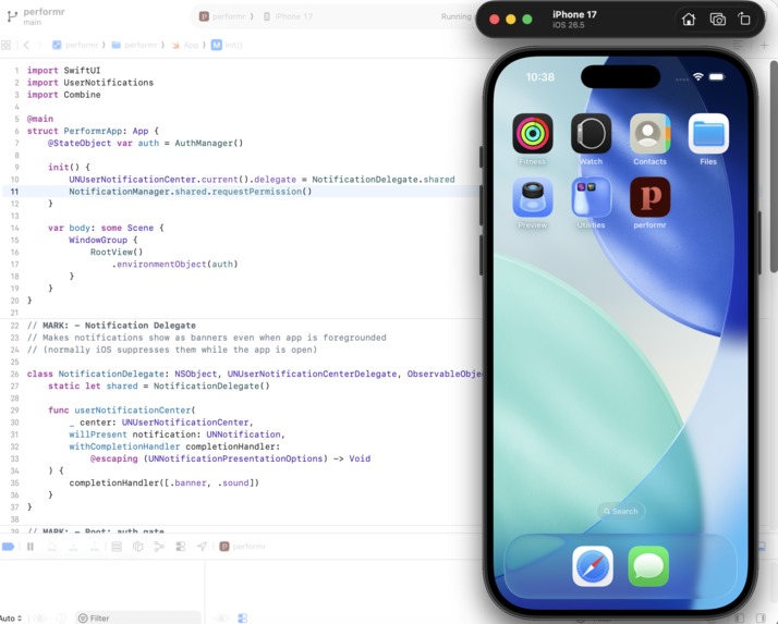 Performr – screenshot 4