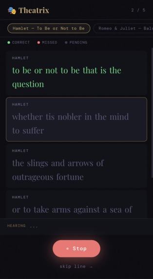 Theatrix – screenshot 1
