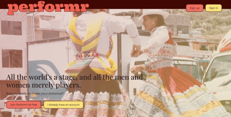Performr – screenshot 1
