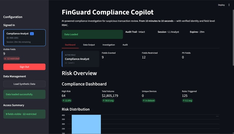 FinGuard-Copilot – screenshot 2