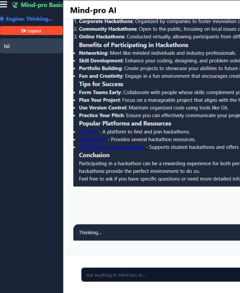 MindPro AI: Tiered Chat with Real-Time Sync – screenshot 2