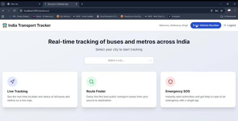 Transportindia – screenshot 1