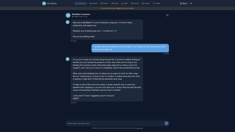 MindMate - Your AI Mental Wellness Companion – screenshot 9