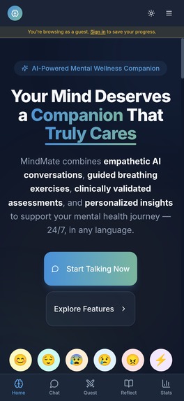MindMate - Your AI Mental Wellness Companion – screenshot 11