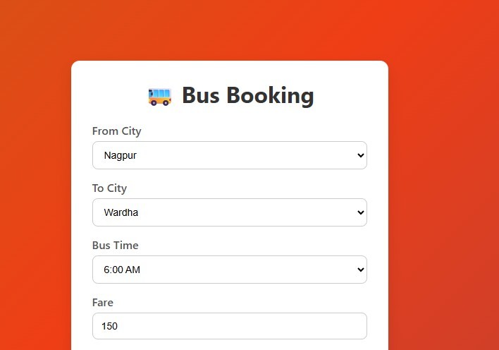 Real Time AI Chat Interface for Public Bus Services – screenshot 2
