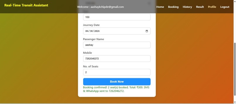 Real Time AI Chat Interface for Public Bus Services – screenshot 5