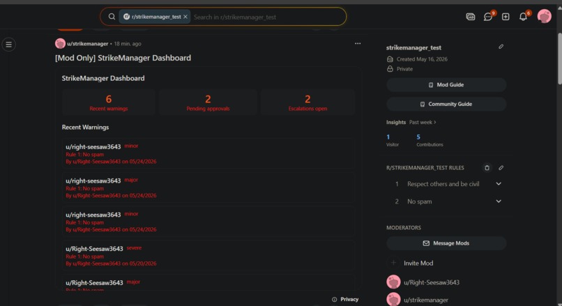 StrikeManager – screenshot 1