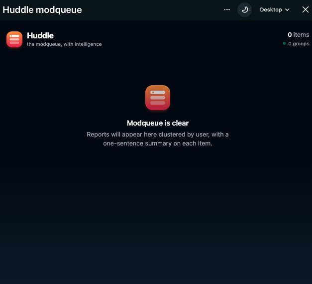 Huddle — A smarter modqueue for Reddit – screenshot 5