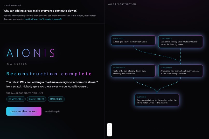 AIONIS Maieutics – screenshot 4