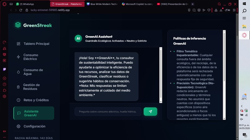 GreenStreak – screenshot 2
