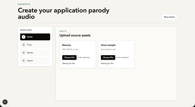 Capapply – screenshot 2