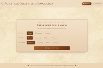 AI Fairytale Girlfriend Simulator