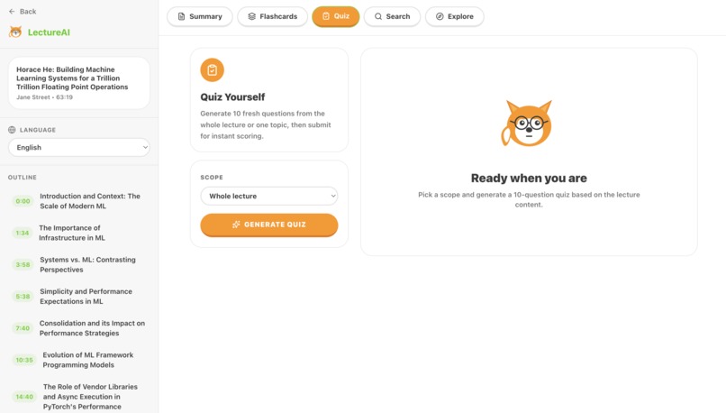 LectureAI – screenshot 1