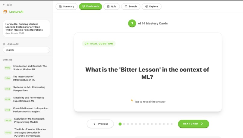 LectureAI – screenshot 2