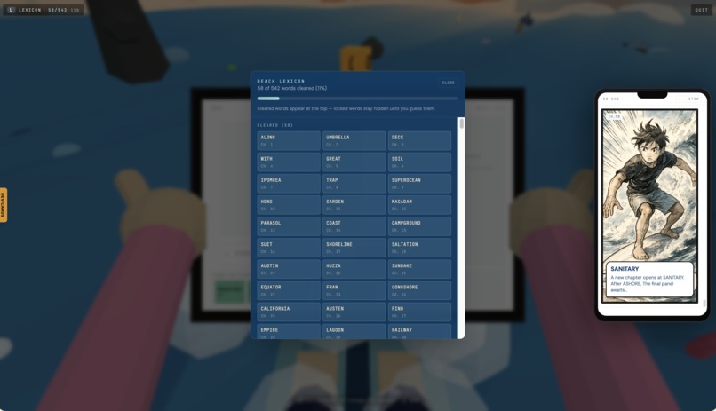 Tidal Wordle – screenshot 6