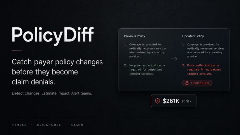 policyDiff – screenshot 1