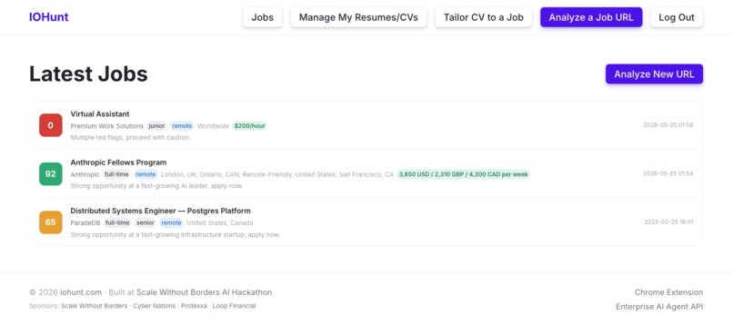 iohunt – screenshot 2