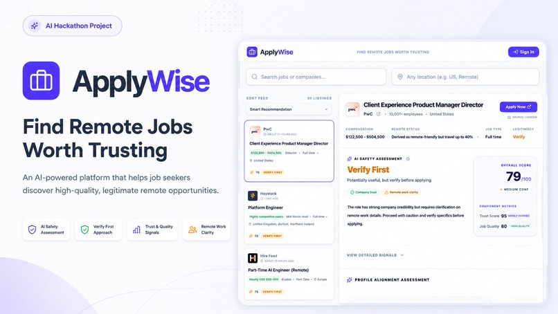 ApplyWise – screenshot 1