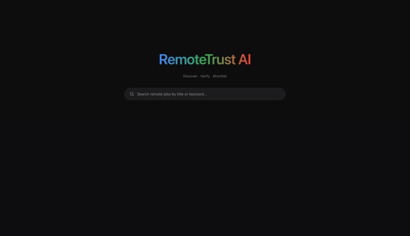 RemoteTrust AI – screenshot 1