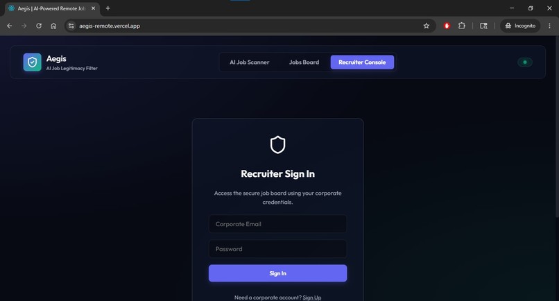 Aegis (a.k.a TrustRemote) – screenshot 2