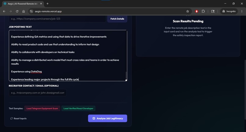 Aegis (a.k.a TrustRemote) – screenshot 3