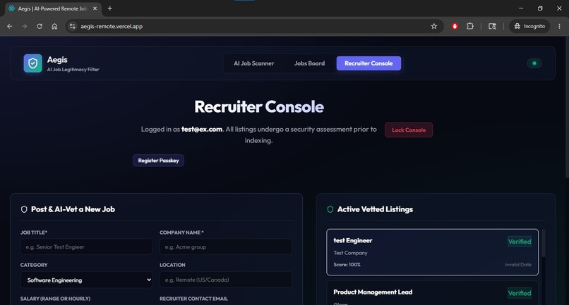 Aegis (a.k.a TrustRemote) – screenshot 5
