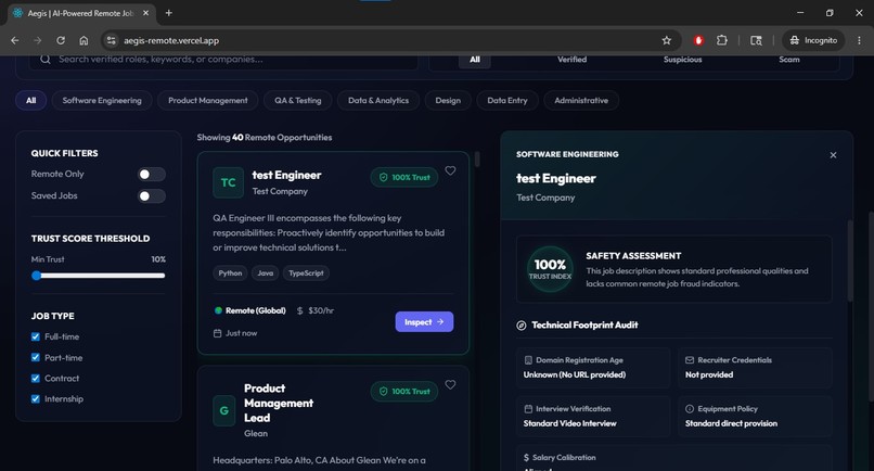 Aegis (a.k.a TrustRemote) – screenshot 7