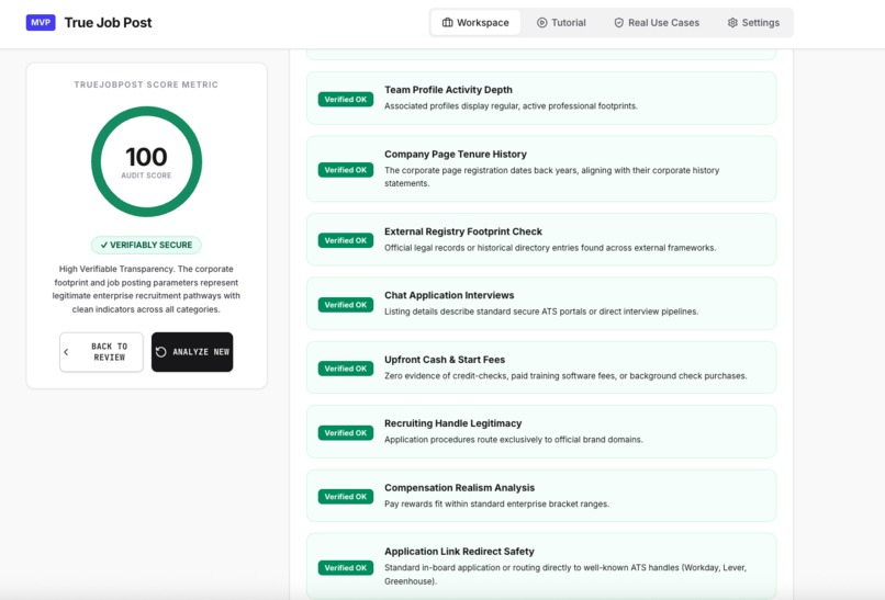 True Job Post – screenshot 4