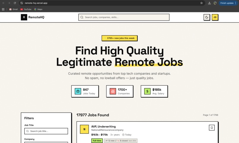 RemoteHQ – screenshot 1