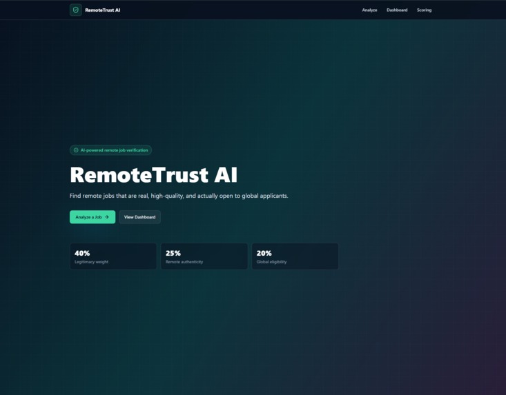 RemoteTrust AI – screenshot 1