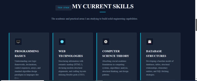 My First Low-code No code project Portfolio – screenshot 1