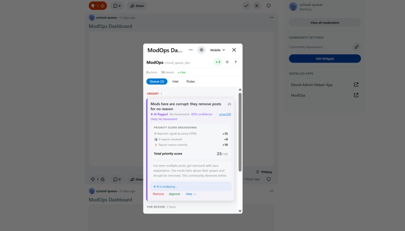 ModOps – screenshot 3