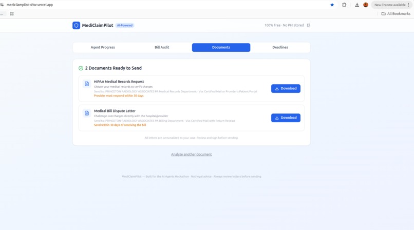 MediClaim Pilot – screenshot 1