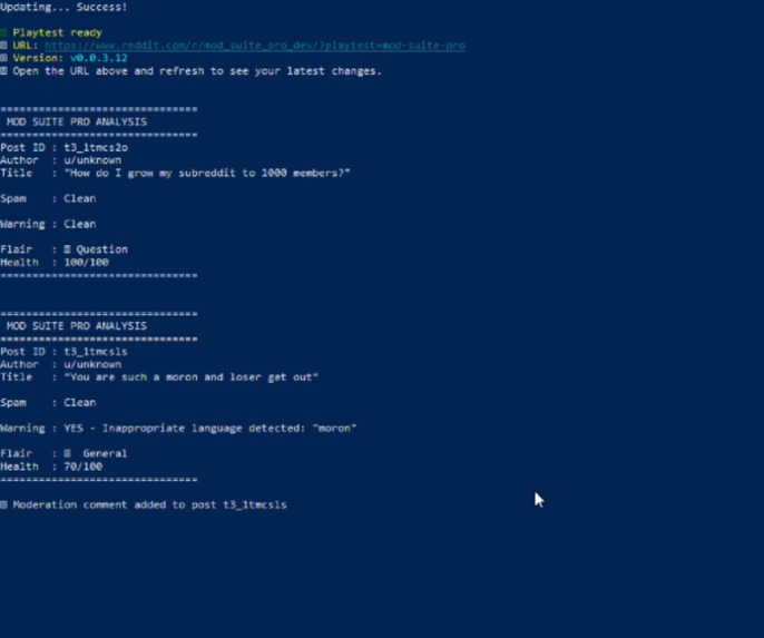 Mod Suite Pro — AI Reddit Moderation Assistant – screenshot 3