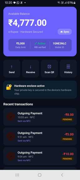 ChronoLedger: Offline CBDC Protocol – screenshot 1