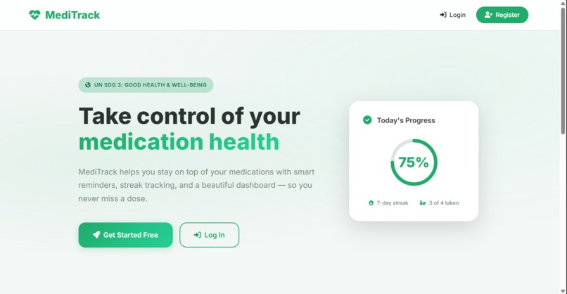 meditrack – screenshot 1