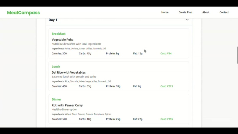 MealCompass AI – screenshot 4