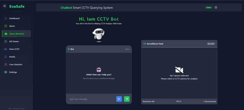 EvaSafe: Real-Time AI Crime Detection & Smart Surveillance – screenshot 3