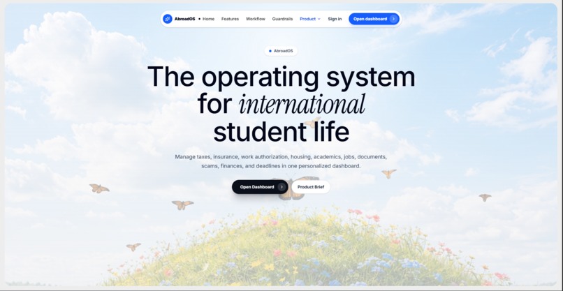 AbroadOS – screenshot 1