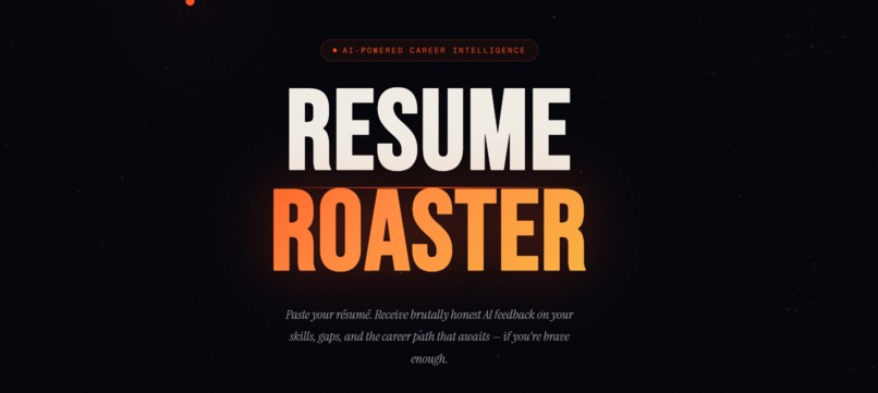 Resume Roaster  – screenshot 1
