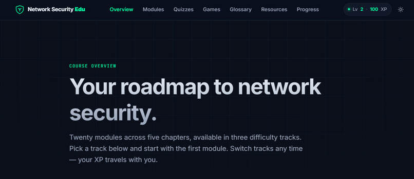 Network Security Edu - Gamified Security Learning – screenshot 1