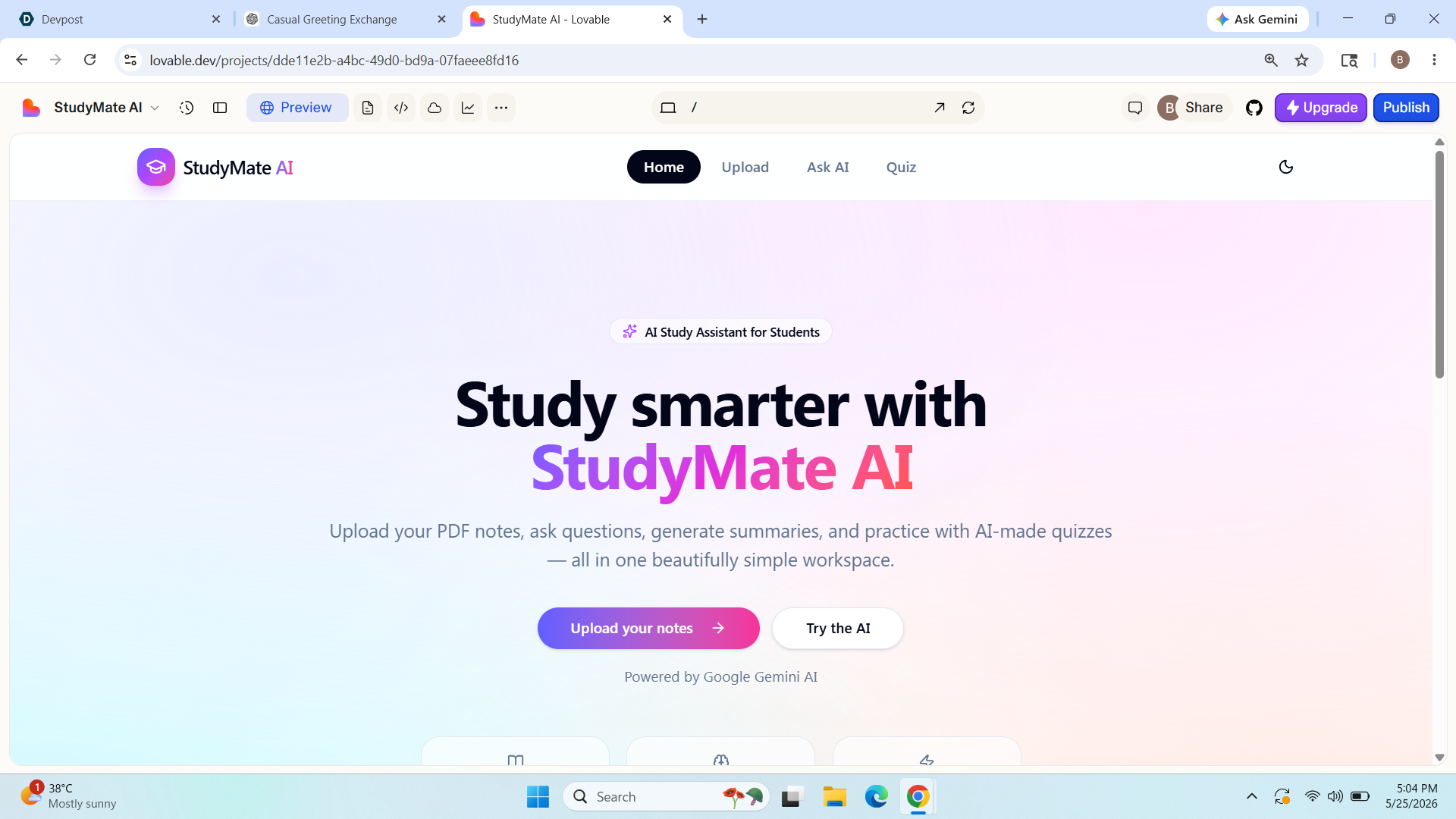 StudyMate AI | Devpost