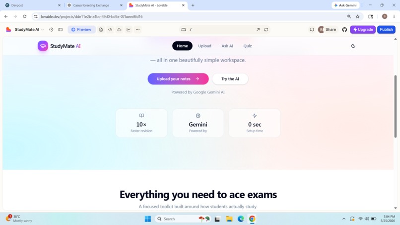 StudyMate AI – screenshot 2