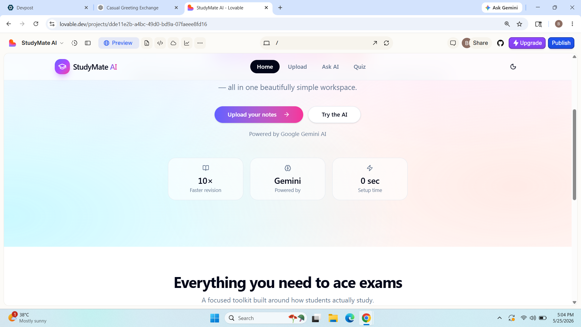 StudyMate AI | Devpost