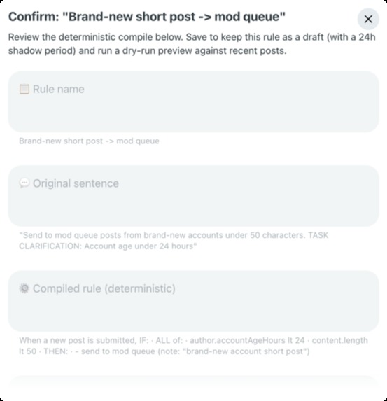 vibe-mod - Say It, Ship Subreddit Rules – screenshot 3