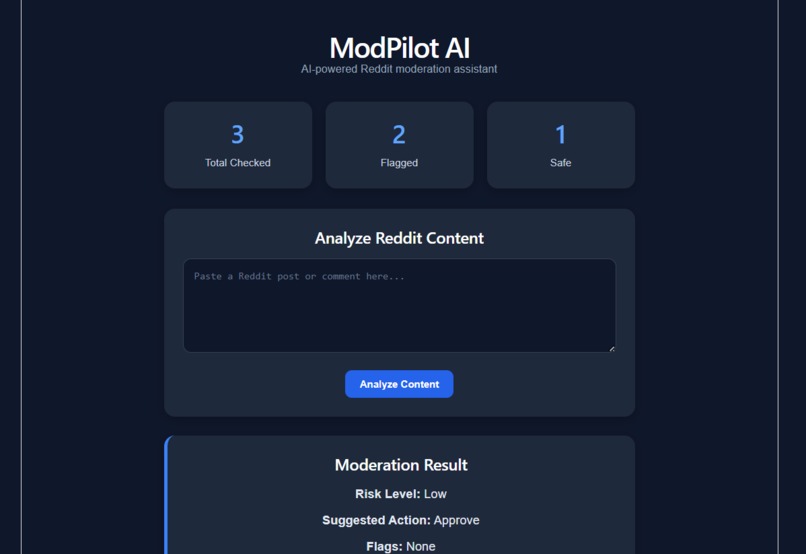 ModPilot AI – screenshot 1