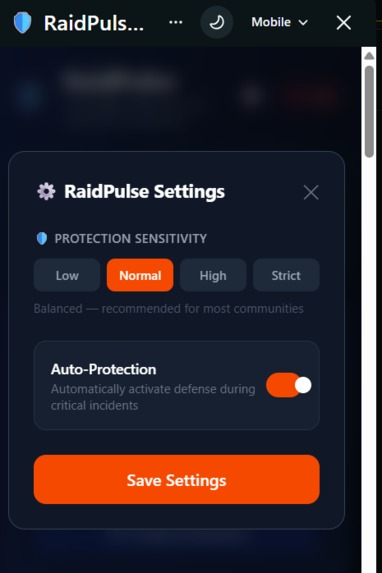 RaidPulse — Real-Time Raid Detection for Reddit – screenshot 11